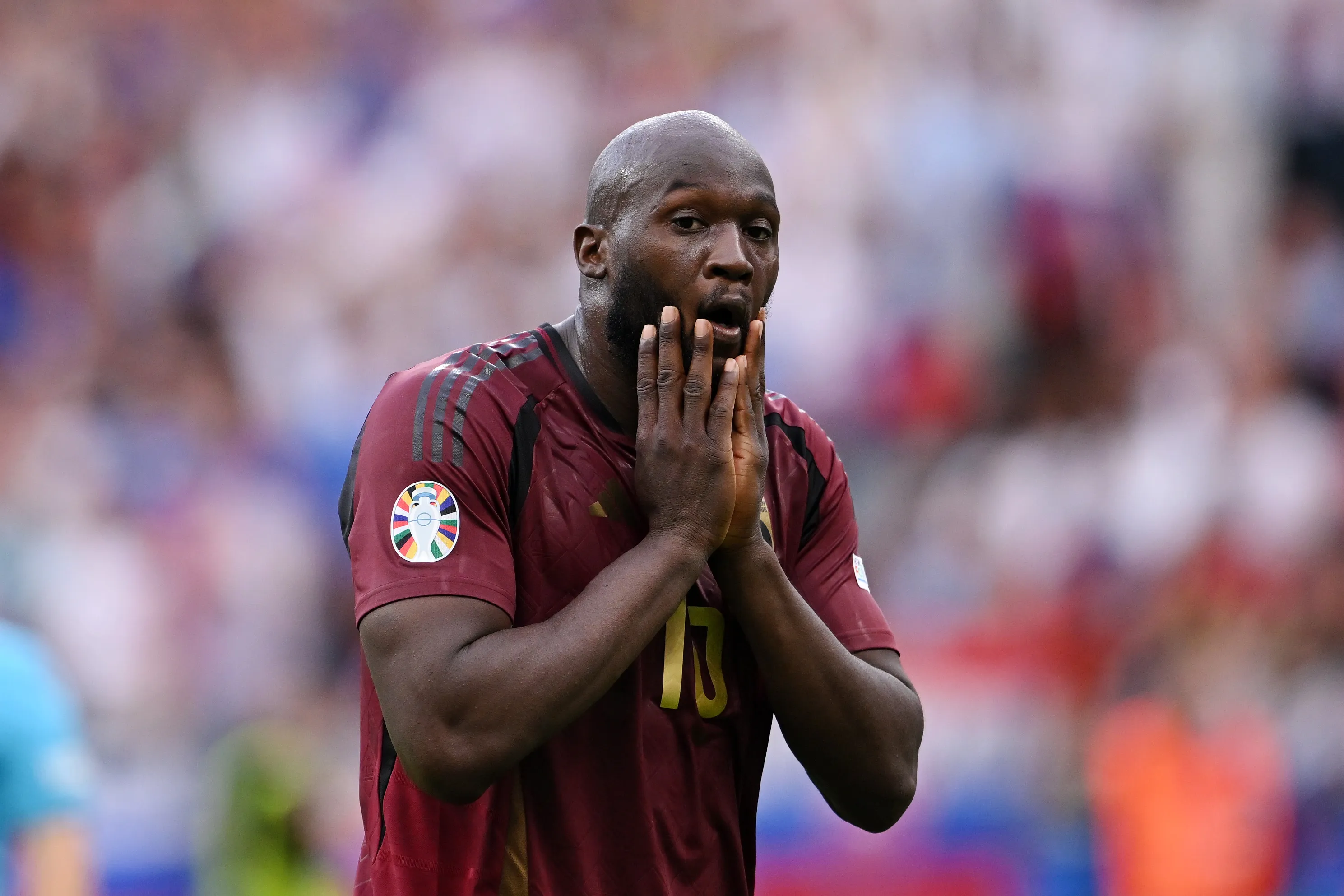 Lukaku va al banco vs. Egipto (Getty Images).