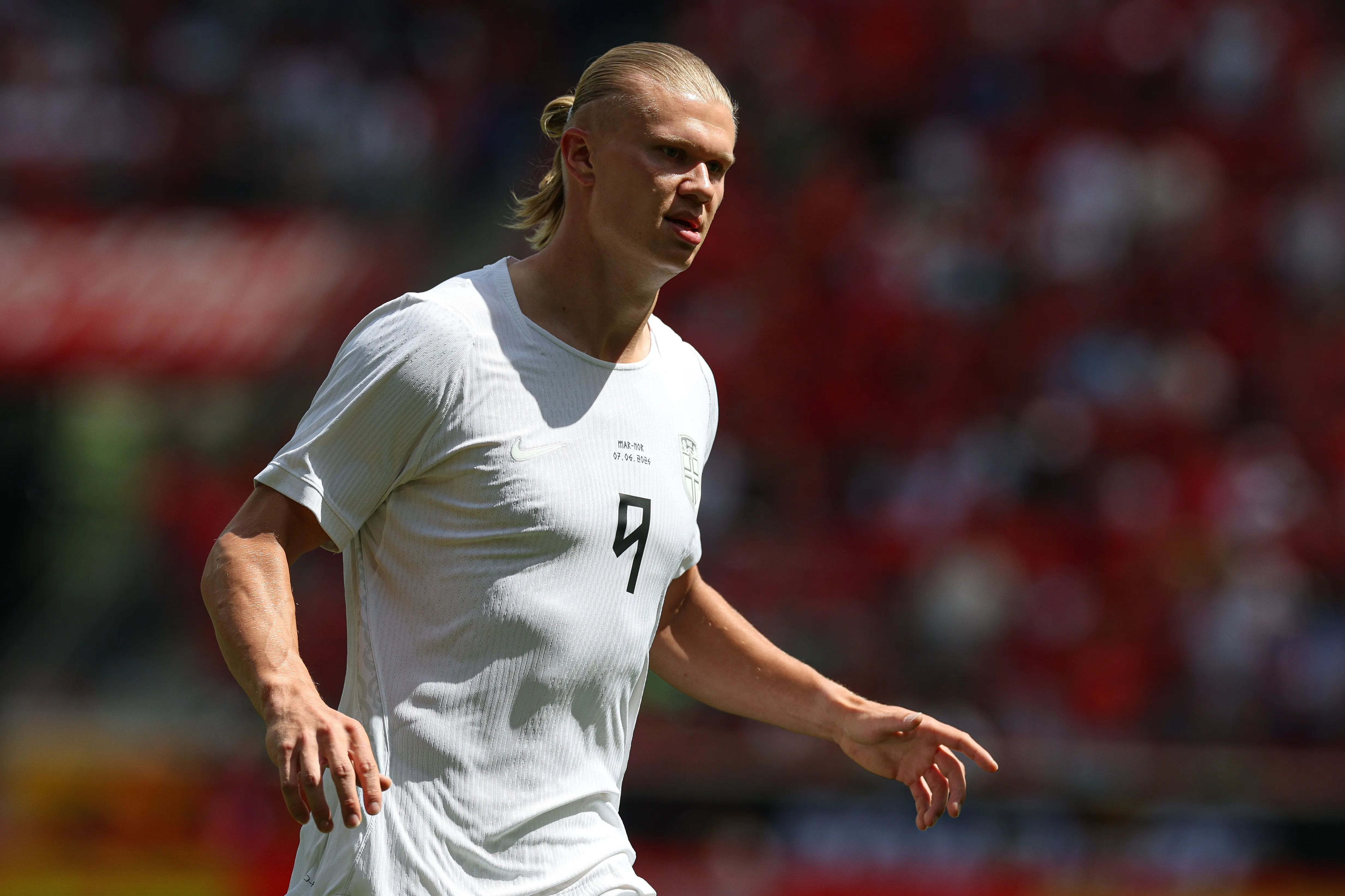 Erling Haaland se lleva los flashes en este partido.