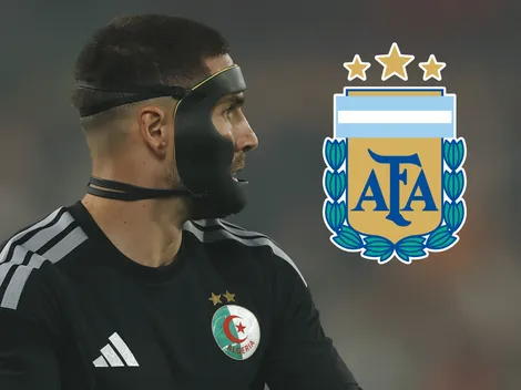 ¿Por qué Luca Zidane ataja con una máscara en Argelia vs. Argentina?