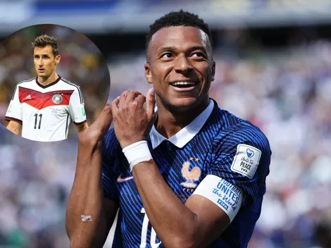 ¿A cuántos goles está Kylian Mbappé del récord de Miroslav Klose?