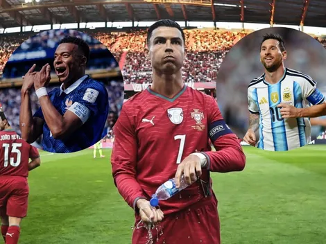 Ahora le toca a Cristiano Ronaldo: ¿a cuántos goles está de Messi y Mbappé?