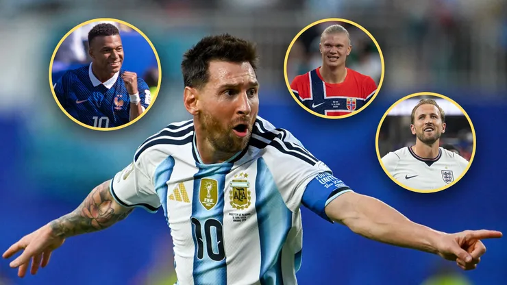 Messi lidera la carrera por el goleo.