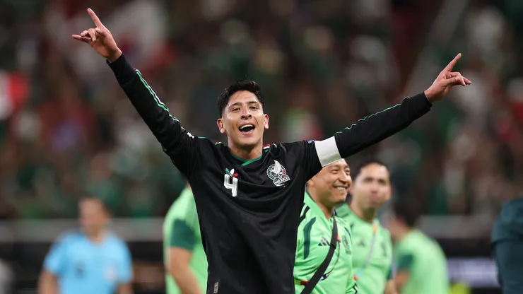 México festeja el pase a la siguiente fase.