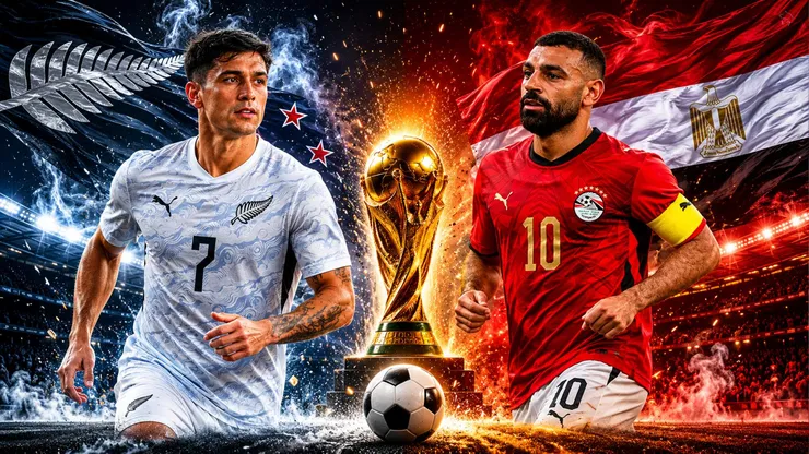 Nueva Zelanda y Egipto se enfrentan en la segunda jornada de su sector en la Copa del Mundo.