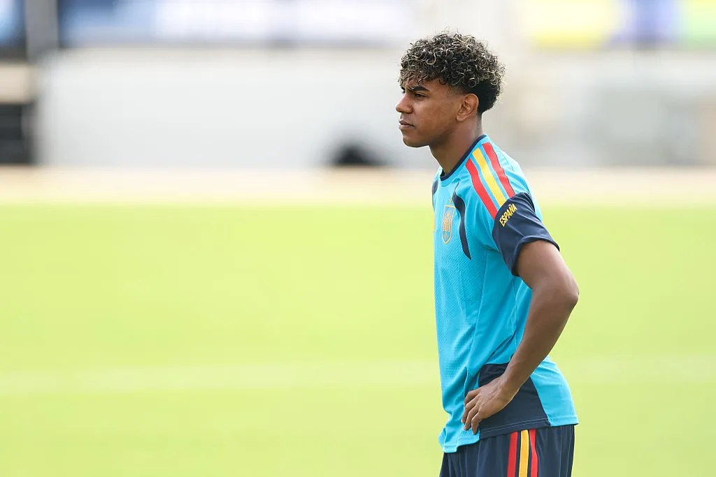 Lamine Yamal todavía no está 100% recuperado de su lesión (Getty Images).