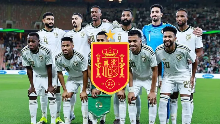 La selección de Arabia Saudita enfrenta a España en el Mundial 2026.