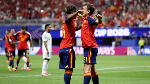 Lamine Yamal y Mikel Oyarzabal, figuras de España.