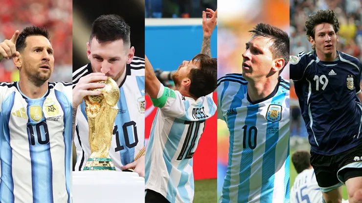 Los goles mundialistas de Messi.