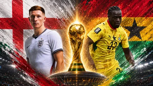 Inglaterra vs. Ghana se enfrentan en la jornada 2 del grupo L del Mundial 2026.