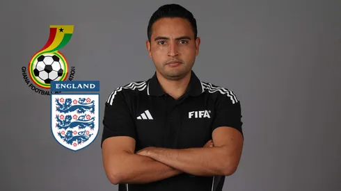 Said Martínez será el árbitro central del juego entre Inglaterra y Ghana.