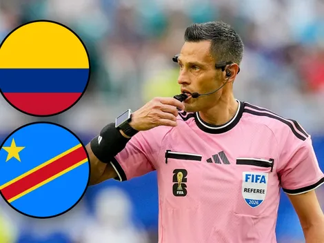 ¿Quién es el árbitro de Colombia vs. RD Congo?