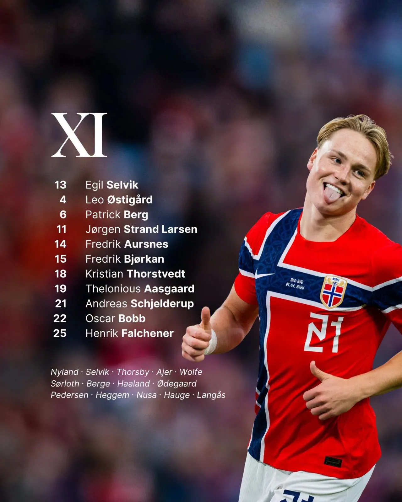 (Foto: Selección de Noruega)