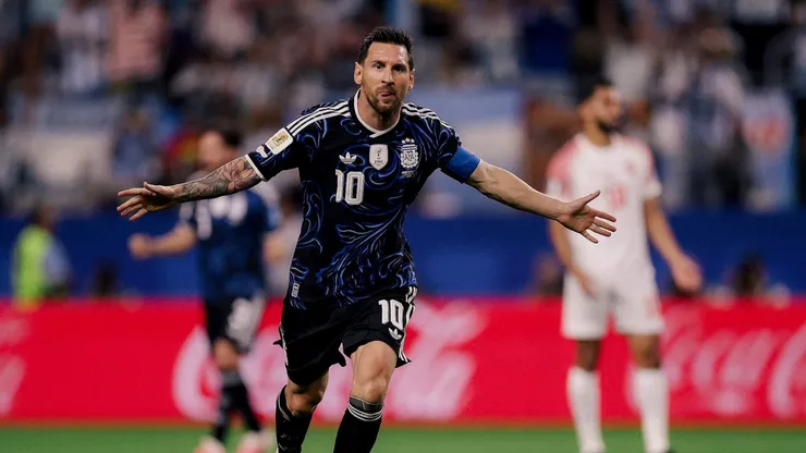 Lionel Messi llegó a 20 goles en Copas del Mundo tras anotar ante Jordania.