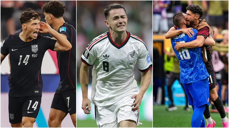 Estados Unidos, México y Canadá siguen con vida en la Copa del Mundo.
