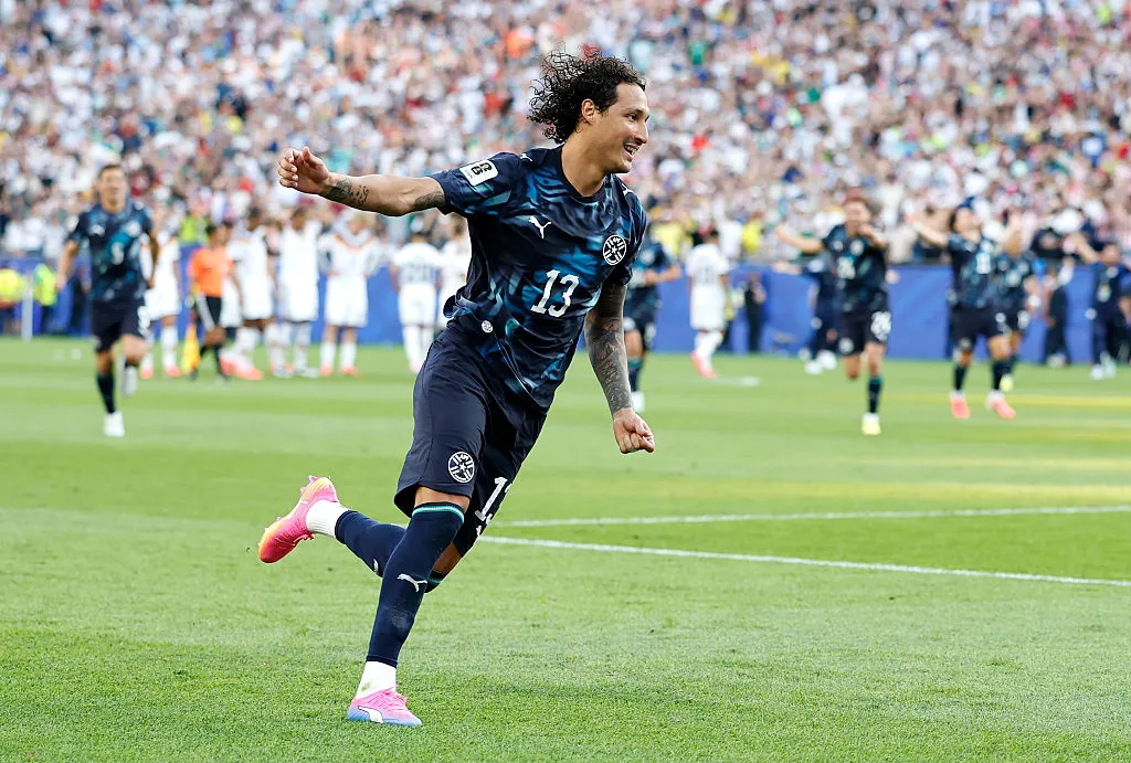 José Canale viene de meter el penal decisivo ante los teutones (Getty Images).