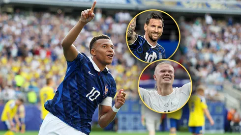 Mbappé anotó dos goles contra Suecia.