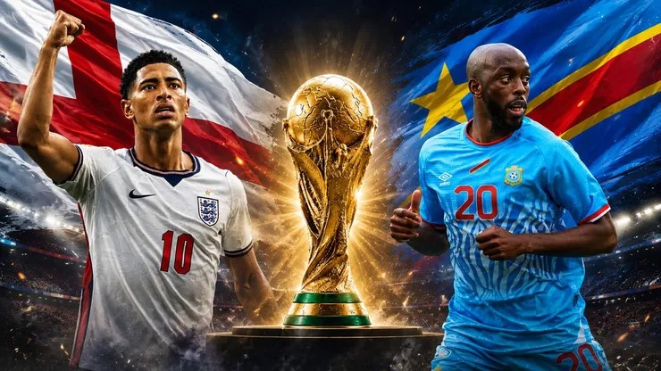 Inglaterra y Congo se enfrentan en los 16avos de final de la Copa del Mundo.