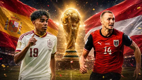 España y Austria se enfrentan en los 16avos de la Copa del Mundo.