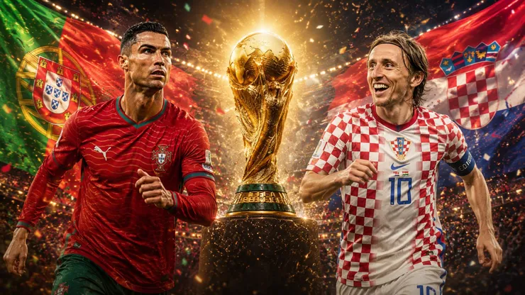 Cristiano Ronaldo y Modric se enfrentan en la Copa del Mundo.