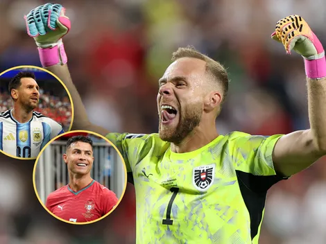 Quién es Alexander Schlager, el arquero de Austria que provocó a Messi y eligió a CR7