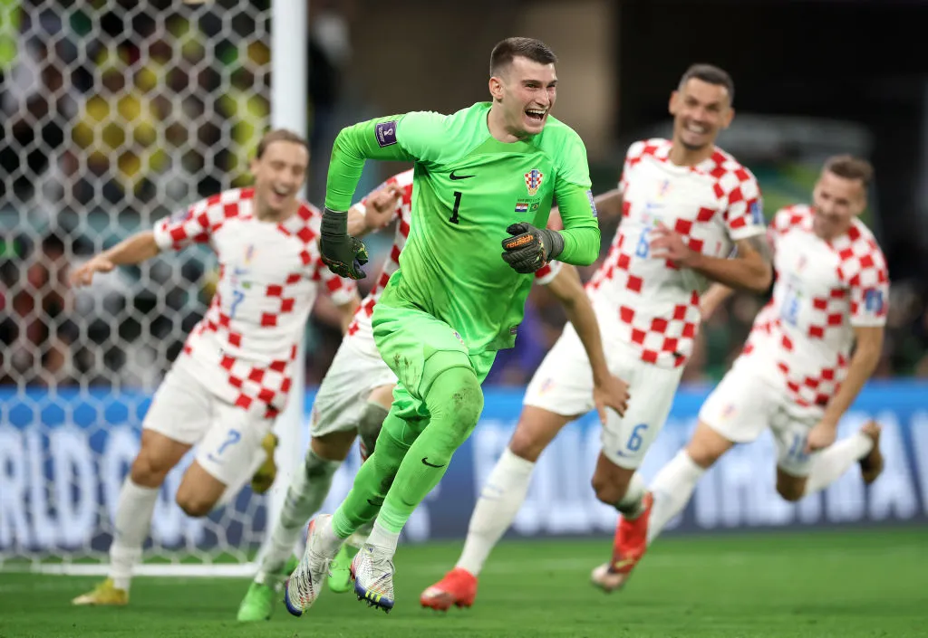 El arquero croata ya sabe lo que es hacer historia en una Copa del Mundo (Getty Images).