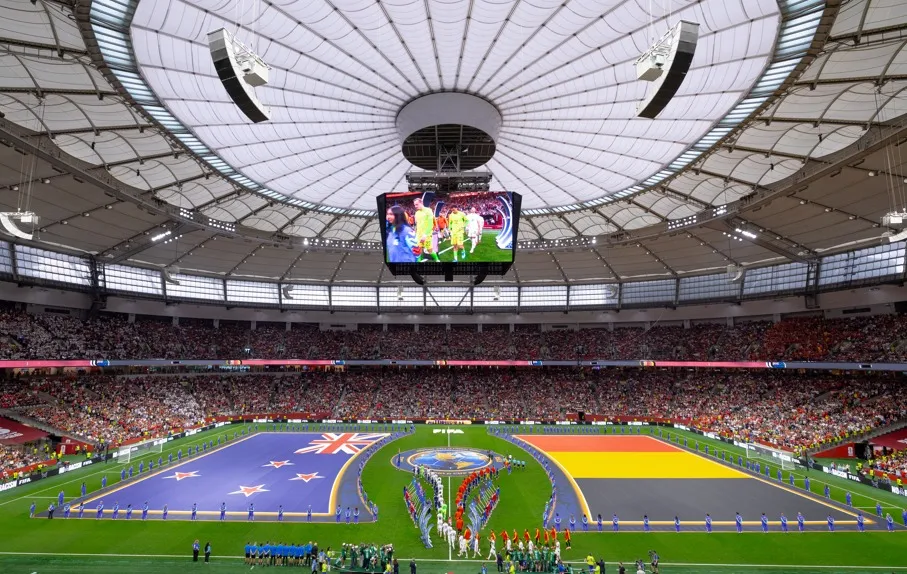 Así se lució el BC Place en el último juego.