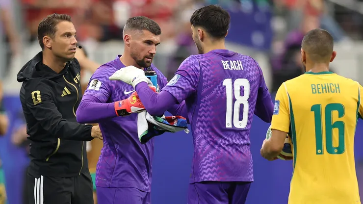 ¿Quién es el arquero suplente de los Socceroos?