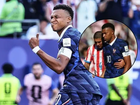 Se hizo viral: Cáceres, el jugador de Paraguay agredido por Mbappé, reveló la inesperada broma