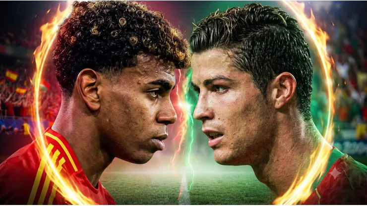 Lamine Yamal vs. Cristiano Ronaldo, un duelo generacional.