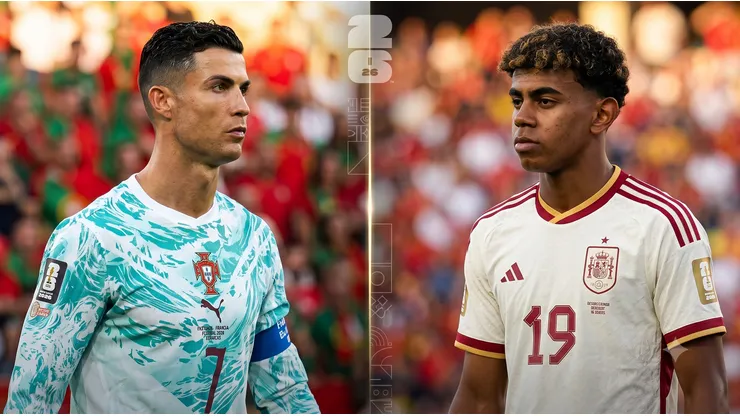 España choca con el equipo de Cristiano Ronaldo.