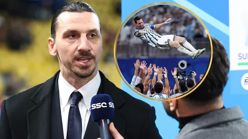 Ibrahimovic quedó deslumbrado por el mejor jugador del mundo.
