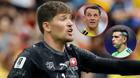 Gregor Kobel desafia a Argentina.