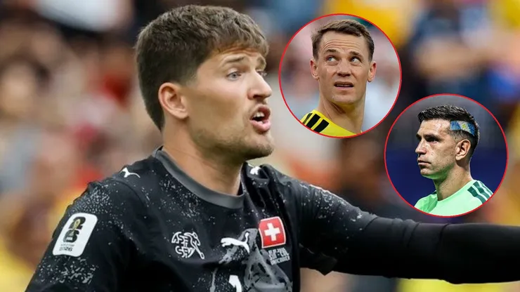 Gregor Kobel desafia a Argentina.