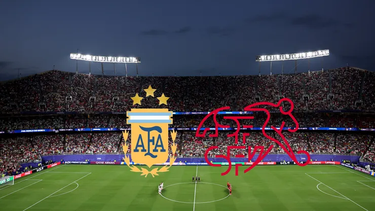 El estadio del Argentina vs. Suiza