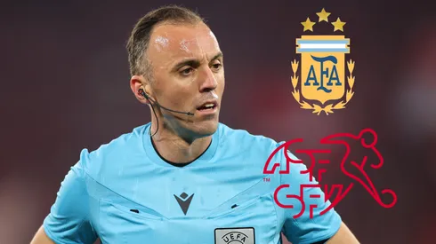 El árbitro del partido de Argentina vs. Suiza