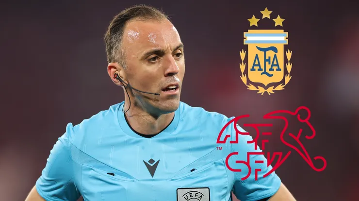 El árbitro del partido de Argentina vs. Suiza
