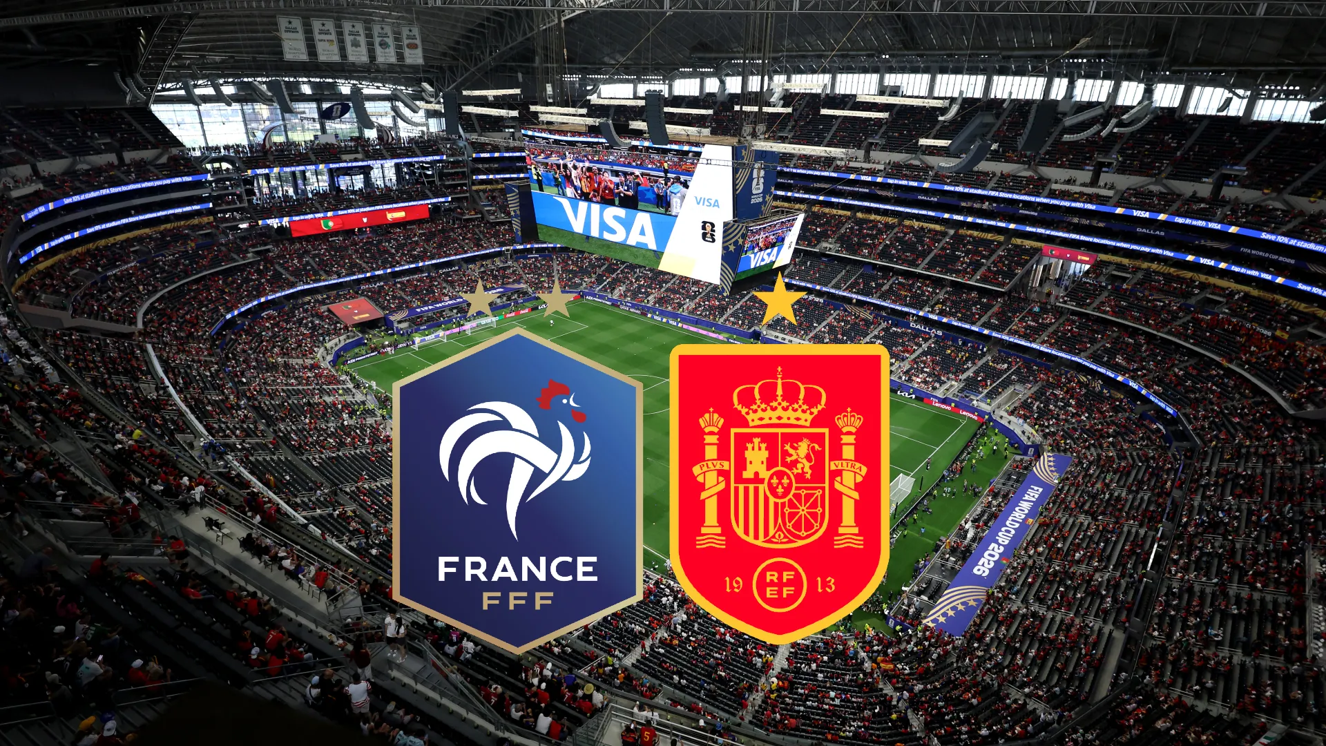 Francia vs. España juegan en Dallas. (Getty Images)