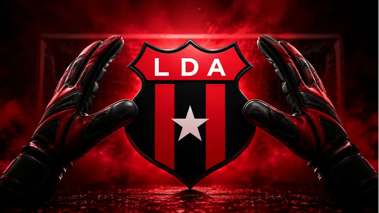 Alajuelense blinda la portería.
