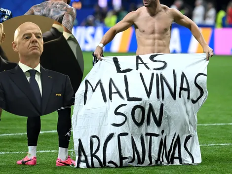 La sanción que podría recibir por su manta de Malvinas antes de la final del Mundial 2026