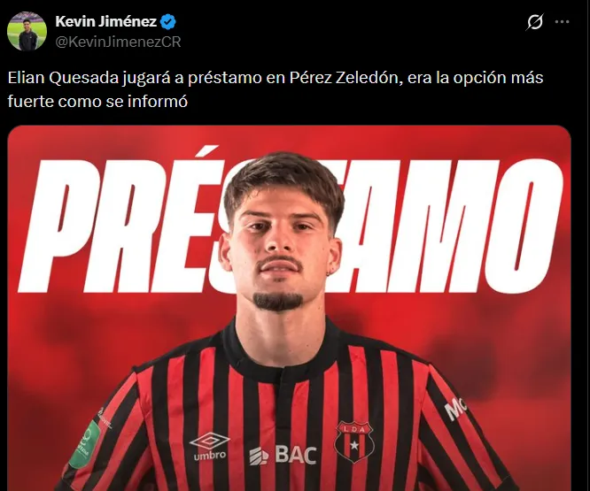 Kevin Jiménez en X.