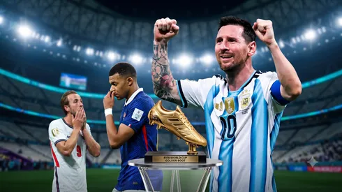 Messi, Mbappé y Kane pelean por la Bota de Oro.