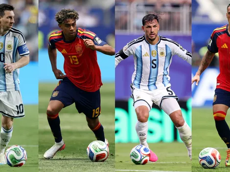 Bajas, lesionados y suspendidos de Argentina y España para la final