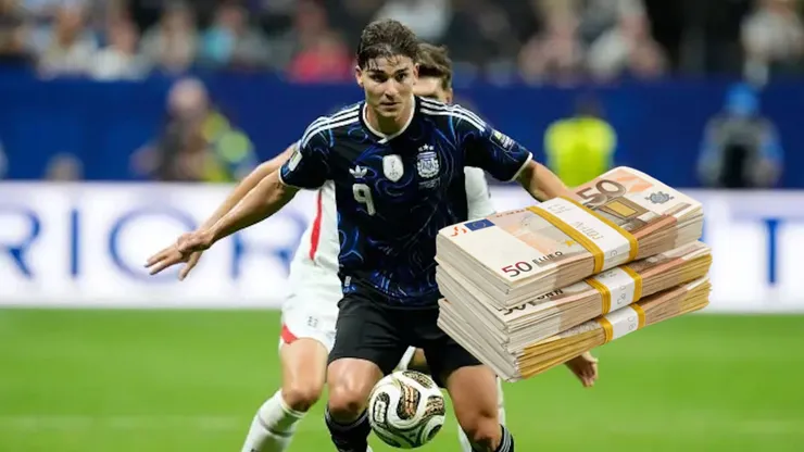 Julián Álvarez es el más caro de Argentina.