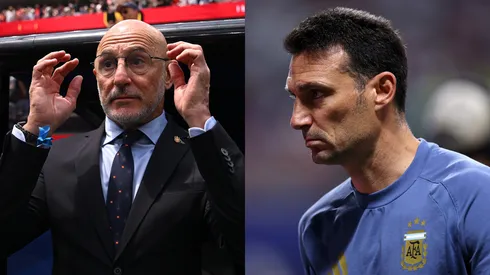 Scaloni y De La Fuente se cruzan por primera vez.