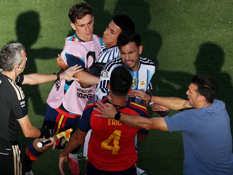 Leandro Paredes golpeó ferozmente a dos figuras de España tras perder la final del Mundial 2026