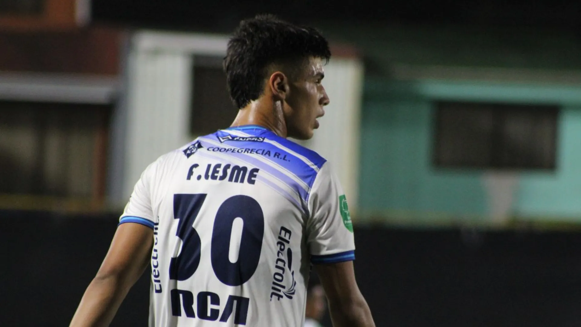 Lesme, con la camiseta de Celaya. (Instagram)