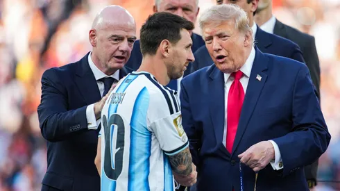 Infantino, Messi y Trump: la imagen final del 10 argentino en el Mundial 2026.