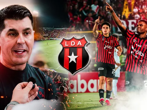 Alajuelense HOY: Van der Putten, Kenyel Michel, Juanpi Añor e Ismael Rescalvo