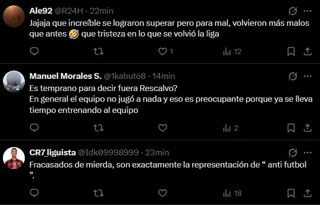 Captura de X.