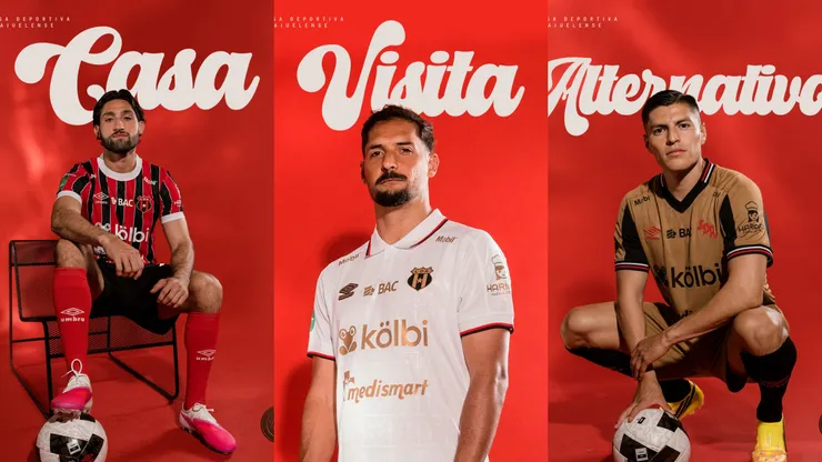 Las tres nueva camisas de la Liga.